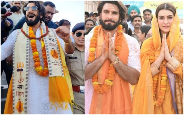 Ranveer Singh and Kriti Sanon Shine Bright in Varanasi; Command the Ramp for Manish Malhotra.