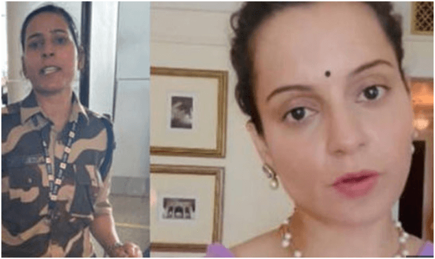 Kangana Ranaut Powerlessly Slapped by CISF Personnel at Chandigarh Airport.