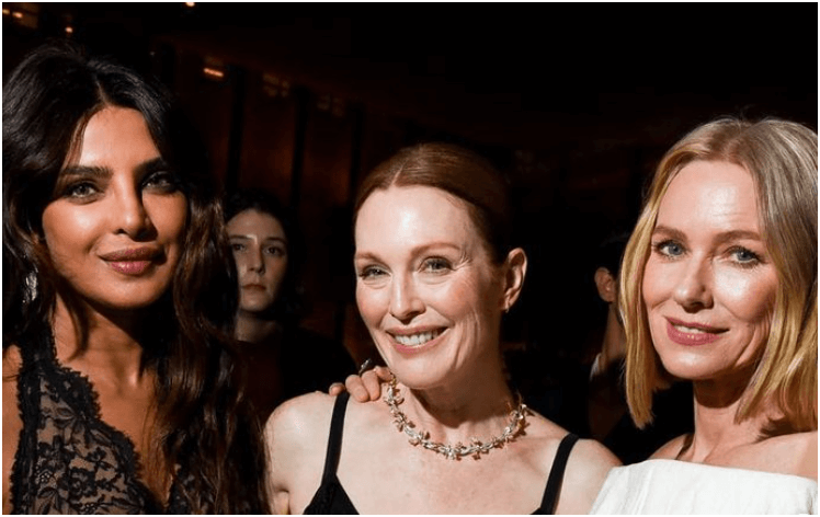 Priyanka Chopra Mingles with Jessica Chastain, Julianne Moore, and Naomi Watts at Glamorous New York Event