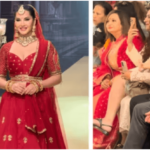 Sunny Leone Dazzles as a Bride on the Ramp, but Her Kids Steal the Spotlight with Adorable Cheers